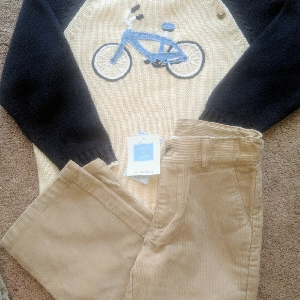 Janie and Jack sweater and pants